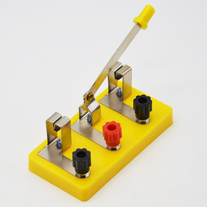 Single-pole double-throw switch, single-pole switch circuit, key, guillotine, junior high school <b>physics</b> electricity experiment - Product Image 2