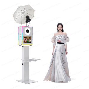 Portable ipad Dslr Photo Booth Machine Impression Instantanée Selfie Partie Photo Booth Caméra Imprimante <span class=keywords><strong>Flash</strong></span> et Parapluie Adapté - Product Image 3