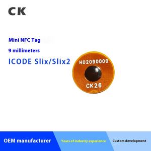 Etiqueta Biológica Impermeable con Chip Micro NFC IQX de 13.56MHz CK 15693 para Gestión de Activos de Hoteles, Tarjetas de Visita y Competencias Deportivas - Product Image 3