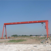 Grue portique monopoutre 10t sur rail avec source d'alimentation personnalisée, grue portique de chantier, unité de palan à câble – Fabricant SEVENCRANE