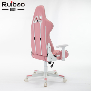 Uxury-<span class=keywords><strong>Silla</strong></span> de <span class=keywords><strong>gamer</strong></span> de alta calidad <span class=keywords><strong>para</strong></span> <span class=keywords><strong>niñas</strong></span>, accesorio ergonómico <span class=keywords><strong>para</strong></span> el cabello, color <span class=keywords><strong>rosa</strong></span> - Product Image 4