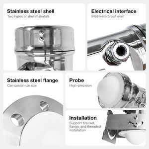 ATEX 인증 <span class=keywords><strong>CE</strong></span> 승인 레이더 레벨 센서 0.1% 정확도 비접촉식 IP68 보호 3빔 각도 레벨 측정 - Product Image 3