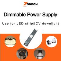 Pilote LED 5-en-1 Triac & 0-10V à tension constante Dimmable pour bandes lumineuses 12V 24V 36V 48V Compatible avec