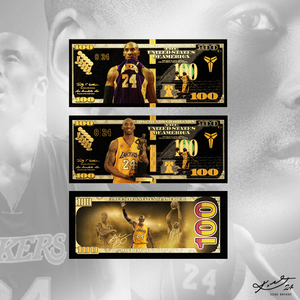 2026 Amerika Basketbal Bankbiljet in 24K zwart verguld goud voor cadeaus - Product Image 1