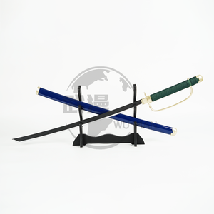 Épées Ninja en bois japonais <span class=keywords><strong>Anime</strong></span> ONE PIECE Shanks Cosplay jouet épées <span class=keywords><strong>Katana</strong></span> <span class=keywords><strong>avec</strong></span> gaine - Product Image 4