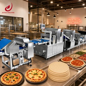 Linea di Produzione Automatica ad Alta Resa per Pressa Impasto <span class=keywords><strong>Pizza</strong></span> e Applicazione Ingredienti per Fabbriche di <span class=keywords><strong>Pizza</strong></span> Surgelata - Product Image 2