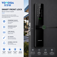 Cerradura Biométrica Inteligente Yomoga de Aleación de Zinc para Muebles y Puertas, con Huella Digital, Tarjeta RFID, WiFi y App, para Uso en Hoteles y Centros Comerciales