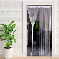 Rideau de perles pour porte, panneau mural à franges, séparateur de fenêtre, rideau à franges pour mariage, café, restaurant, écran à pampilles en cristal