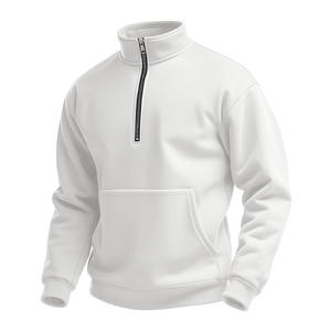 <span class=keywords><strong>Pull</strong></span>-over décontracté en mélange de coton pour homme, col montant zippé, chaud, pour sports transfrontaliers, loisirs, automne, extérieur et <span class=keywords><strong>alpinisme</strong></span> - Product Image 2