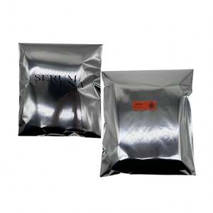 Sobres de Envío de Poliéster Plateados con Logotipo Personalizado, Bolsas de Correo Metálicas Autosellables para Ropa, Bolsas de Mensajería de Aluminio - Product Image 1