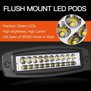 ไฟ LED บาร์ 12V 1800 ลูเมนส์ สำหรับไฟส่องสว่างงานออฟโรด พร้อมขายึด - Product Image 3