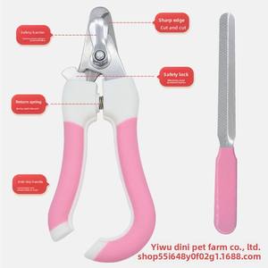 제조업체 맞춤형 플라스틱 만화 개 손톱 가위 맞춤형 애완 동물 헤어 케어 미용 청소 네일 트리머 - Product Image 6