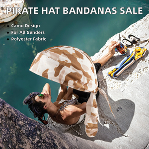 Promotion : Bandanas de pirate d'extérieur, Bandana extra large pour hommes, Bandanas de cowboy, Bandeau carré Hip Hop pour hommes et femmes, pour les fêtes - Product Image 2