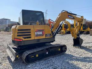 แซนนี่เครื่องขุด SY60C 6ตัน99% ใหม่ของแท้พร้อม EPA CE รถขุดสำหรับการเกษตรที่ใช้ในการเกษตร Sany SY60C MINI รถขุด - Product Image 3