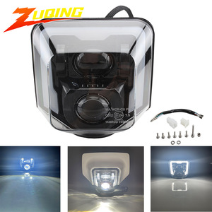 Phare de moto ZUQING HL119, lumière LED à double lentille convexe circulaire pour utilisation hors route - Product Image 5
