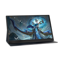 Monitor Portátil de 15.6 Pulgadas IPS 1080P HD, Sin Alimentación por Tipo-C, Batería Integrada, Protección Ocular para Trabajo Remoto