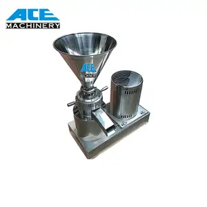 Hummus Making Machine Colloid Mill Small Scale Bean Grinding Cocoa Butter Fruit Press Extract Colloid Mill Production Line Price