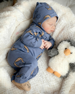 Muñecas Bebé <span class=keywords><strong>Reborn</strong></span> R&B de 20" Realistas y Suaves, Princesa de Cuerpo Completo con Conjunto de Moda para <span class=keywords><strong>Niñas</strong></span> Pequeñas y Recién Nacidas - Product Image 5