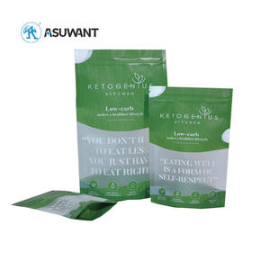 Venta al por mayor de auto-Sellado transparente frutas secas té comida hermético bolsa con logotipo personalizado - Product Image 2