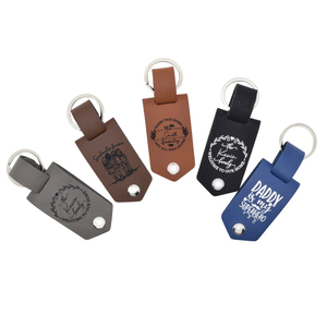 Portachiavi Personalizzabili in Pelle PU Qualisub, Portachiavi in Metallo per Sublimazione, Stampabili su Due Lati, Incisione Laser - Product Image 4