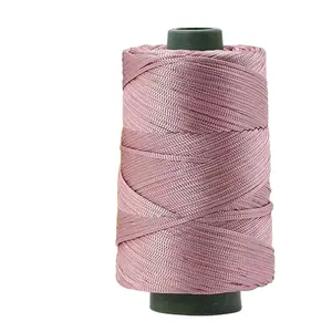 中国针织批发来源工厂手工钩编亚麻纱/用于钩编袜服的混纺纱