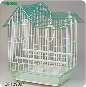<span class=keywords><strong>Cage</strong></span> à oiseaux en fil métallique pour animaux de compagnie ORIENPET & OASISPET avec revêtement en poudre, plateau en plastique transparent en bas, en stock, OPT39097, produit pour animaux de compagnie - Product Image 2