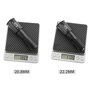 MUQZI — <span class=keywords><strong>adaptateur</strong></span> d'extension de fourche de vélo, pour <span class=keywords><strong>vtt</strong></span> et <span class=keywords><strong>route</strong></span> S, 20.8/22.2MM, pièces de vélo coulissantes, noyau suspendu - Product Image 6