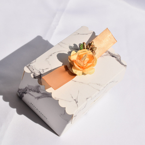 Китайский производитель CSMD, оптовая продажа, бумажный материал, цветочное украшение, мраморные цветные коробки для шоколадных подарков для свадебной двери, подарок - Product Image 4