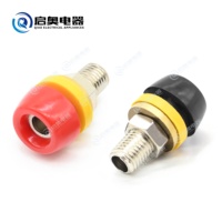 Haute intensité 4mm banane Jack prise femelle adaptateur sûr connecteur en laiton accessoire