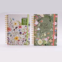 Carnet de notes de voyageur personnalisé papier kraft camarade de classe reliure à spirale couverture rigide journal à rayures carnets de composition personnalisés