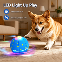 Großhandel Q10 LED Interaktiver Haustierball ETPU Bissfester Hundespielzeug Smart Leuchtendes Haustierspielzeug mit 3 Vibrationsmodi OEM ODM