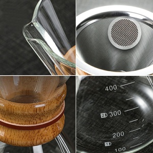 Cafetière à filtre de haute qualité avec logo personnalisé, pour <span class=keywords><strong>6</strong></span>, 8 ou 10 <span class=keywords><strong>tasses</strong></span>, série classique, cafetières en verre - Product Image 4