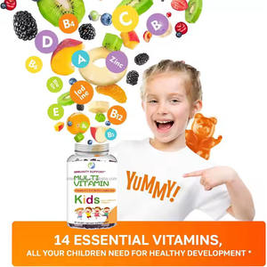 Bonbons gélifiés multivitaminés pour enfants, marque privée Ausreson, oursons multivitaminés, gélifiés multivitaminés pour enfants - Product Image 2