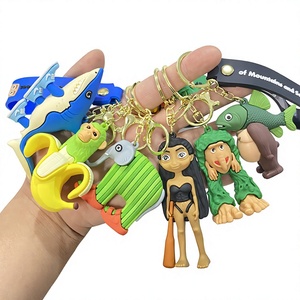 Porte-clés Shan Hai Jing en plastique, figurine géante Bigfoot, poupée <span class=keywords><strong>Requin</strong></span> Arbre, figurine classique Montagnes et Mers 7 - Product Image 1