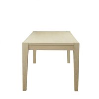 Table à manger en bois de chêne massif, style campagnard américain, extensible, personnalisable, luxueuse et confortable pour la salle à manger