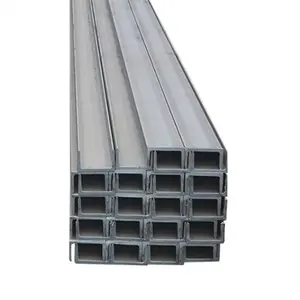 Mild Steel Profiles EN S235JR S275JR S355JR A36 SS400 Purlin GI Galvanized Factory Structural C U Profile Channel