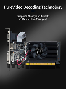 GPU GeForce GT610 2GB การ์ดแสดงผล VGA GDDR3ราคาถูก GT610การ์ดกราฟิกพีซี48sp 35W 64บิต - Product Image 2