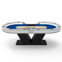 YH – Table de Casino professionnelle de 102 pouces, vente en gros, table de Poker Texas luxueuse, Table de jeu bon marché avec éclairage LED à vendre