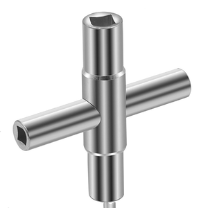 ประแจวัดแรงบิดแบบหัวสี่เหลี่ยมสีเงินประแจอเนกประสงค์ทำมือก๊อกน้ำแบบใช้ในครัวเรือนประแจวัดด้วยมือ - Product Image 3