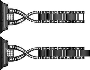 38mm 40mm 41mm 42mm(Series10) <span class=keywords><strong>Bracelet</strong></span> en métal bling pour femmes <span class=keywords><strong>Bracelet</strong></span> habillé <span class=keywords><strong>fantaisie</strong></span> et mignon pour <span class=keywords><strong>Apple</strong></span> <span class=keywords><strong>Watch</strong></span> Series10 9 8 7 6 5 4 SE - Product Image 6