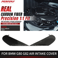 أغطية مدخل الهواء من ألياف الكربون الجاف من بيرفيبلي لسيارات BMW G80 G82 M3 M4 2021+، ترقية غطاء مدخل المحرك من ألياف الكربون