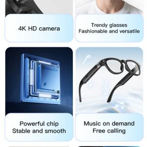 Nuevas Gafas Inteligentes 3D Q8 con Traducción por IA, Grabación de Video HD de 8.0 Megapíxeles para Llamadas, Reproducción de Música, Cable de Carga - Product Image 2