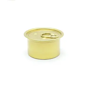 Rond caviar boîte de bidon vide petit métal caviar boîtes à vendre TIN-78A