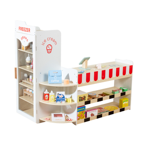 <span class=keywords><strong>Machine</strong></span> à café en bois Montessori pour enfants, design supermarché, pour les 2-7 ans, cuisine unisexe pour enfants - Product Image 1