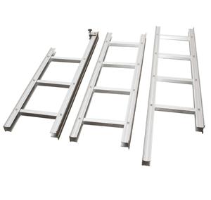 Échelle pliante d'évacuation incendie moderne, extensible, à deux côtés, en aluminium, avec une capacité de 300 livres - Product Image 3