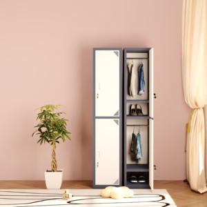 Một cửa thép <span class=keywords><strong>Locker</strong></span> kim loại quần áo lưu trữ với ngăn kéo nhỏ thép quần áo <span class=keywords><strong>Locker</strong></span> - Product Image 2