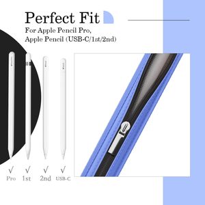 Custodia con chiusura a cerniera liscia in pelle PU - Product Image 2