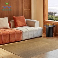 Tapis en sisal naturel antidérapant de haute qualité pour la maison, l'hôtel, le salon, la chambre à coucher, sur mesure