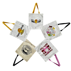 Công Suất Lớn Ban Đầu Chất Lượng Cao Biểu Tượng Tùy Chỉnh Thư Canvas Tote Với Túi Dây Kéo Vải Bông Túi - Product Image 3