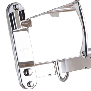 Factory Outlet Hot Selling Cheap Wall-mounted 304 Folding <b>Shelf</b> Foldable Towel Rack Bathroom Cloth Rack - Product Image 5
